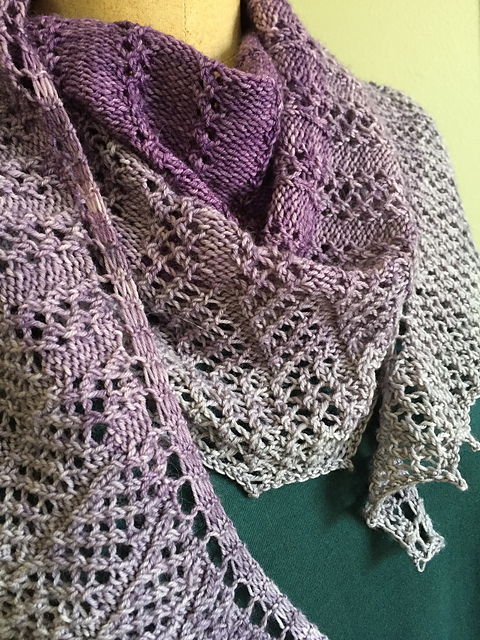 Ann Budd's Fading Memories Shawl Pattern