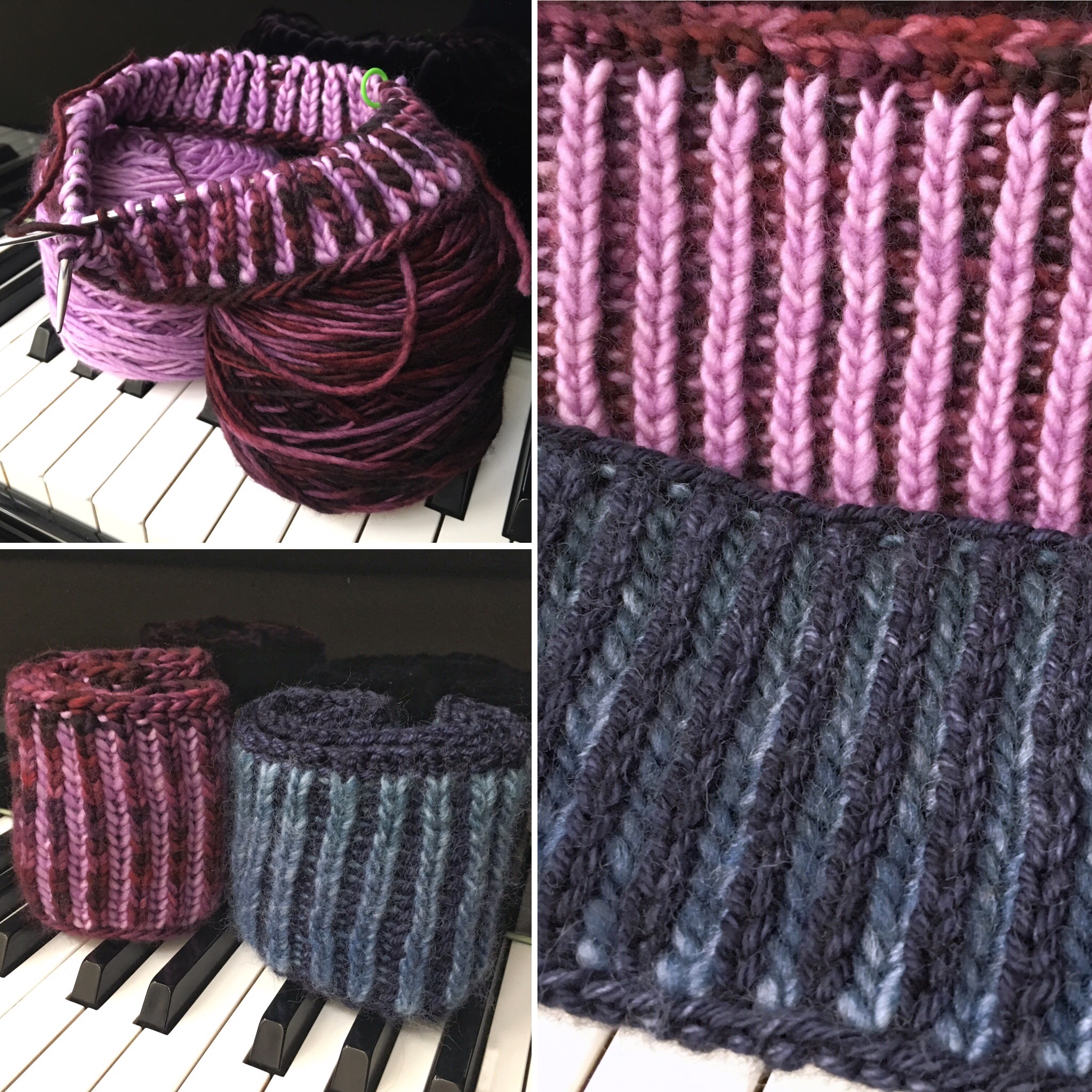 Introduction to Brioche TwoColor Brioche in the Round with Michele